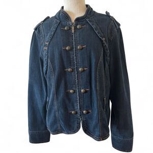 Venezia Women's Blue and Navy Jacket